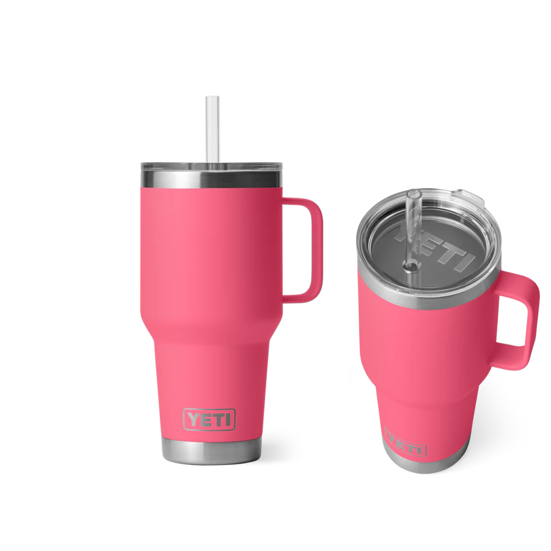 Rambler 35 Oz Straw Mug - ENJOY THE OUTDOORS