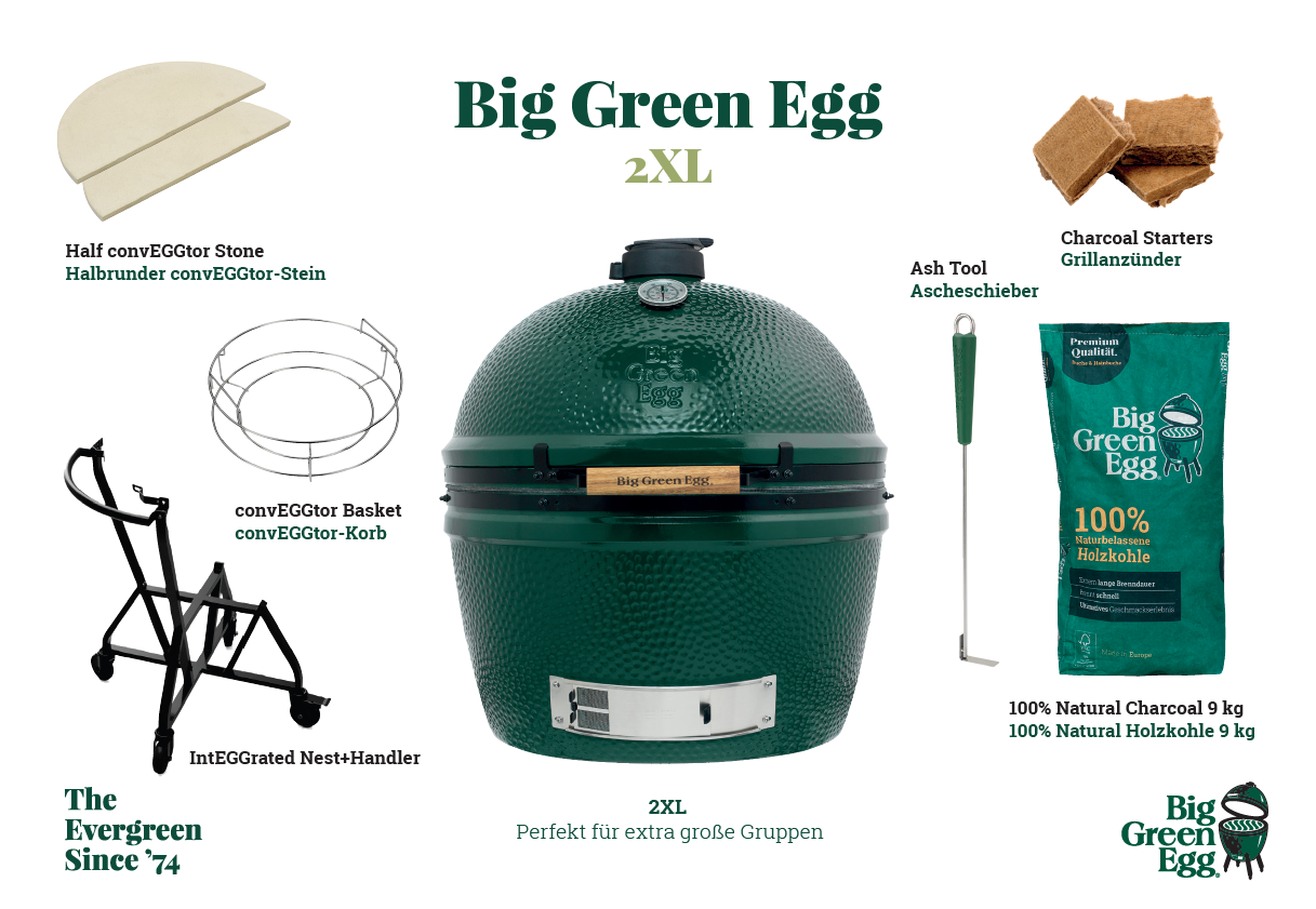 Starterset Big Green Egg 2 XLarge