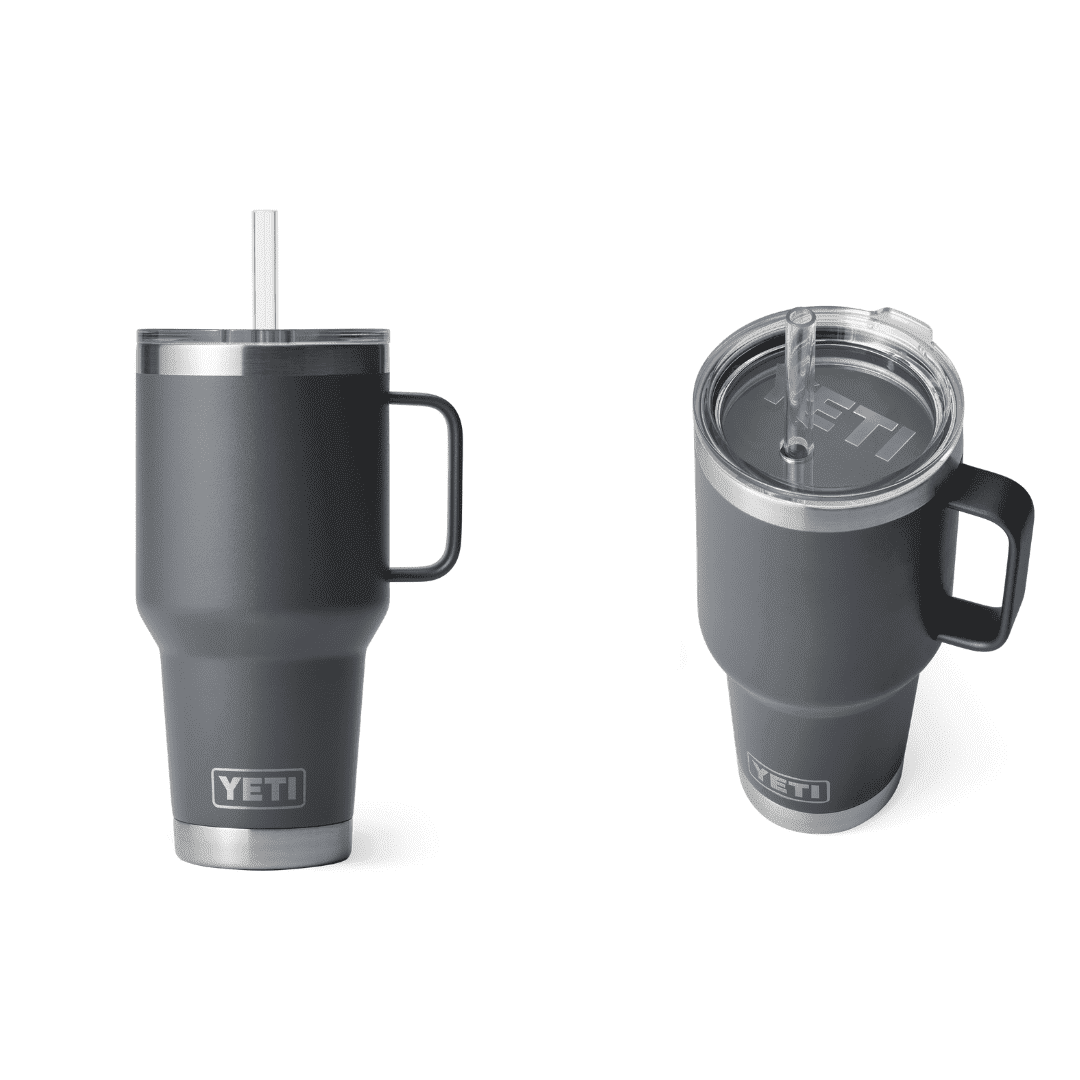 Rambler 35 Oz Straw Mug - ENJOY THE OUTDOORS