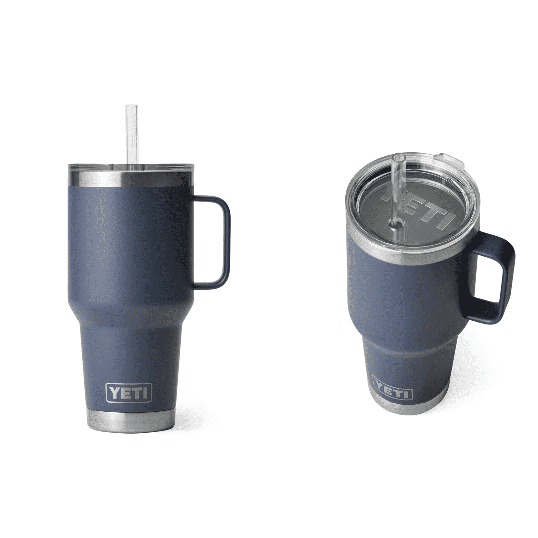 Rambler 35 Oz Straw Mug - ENJOY THE OUTDOORS