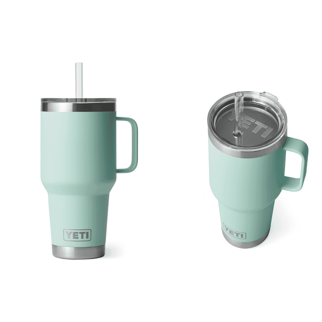 Rambler 35 Oz Straw Mug - ENJOY THE OUTDOORS
