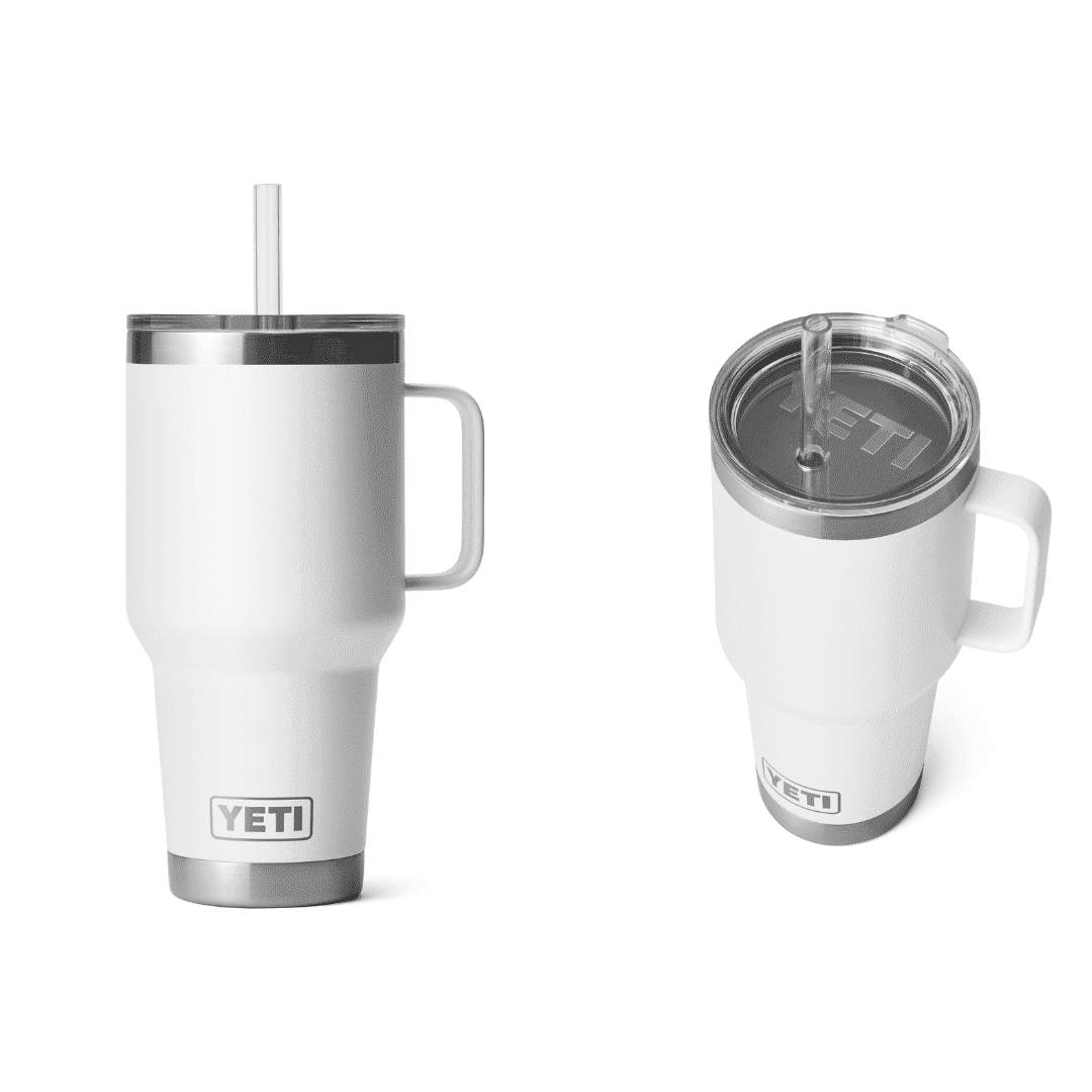 Rambler 35 Oz Straw Mug - ENJOY THE OUTDOORS