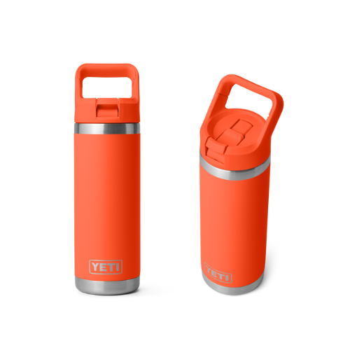 Rambler 18oz Colored Straw Bottle (532ml)