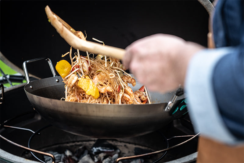 Grill-WOK aus Kohlenstoffstahl