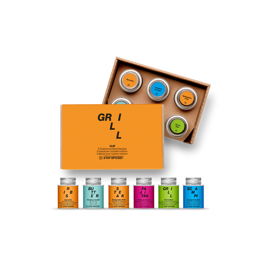 GRILL | Gewürz Set | 6er Geschenkbox