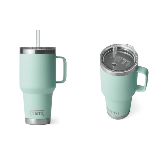 Rambler 35 Oz Straw Mug - ENJOY THE OUTDOORS