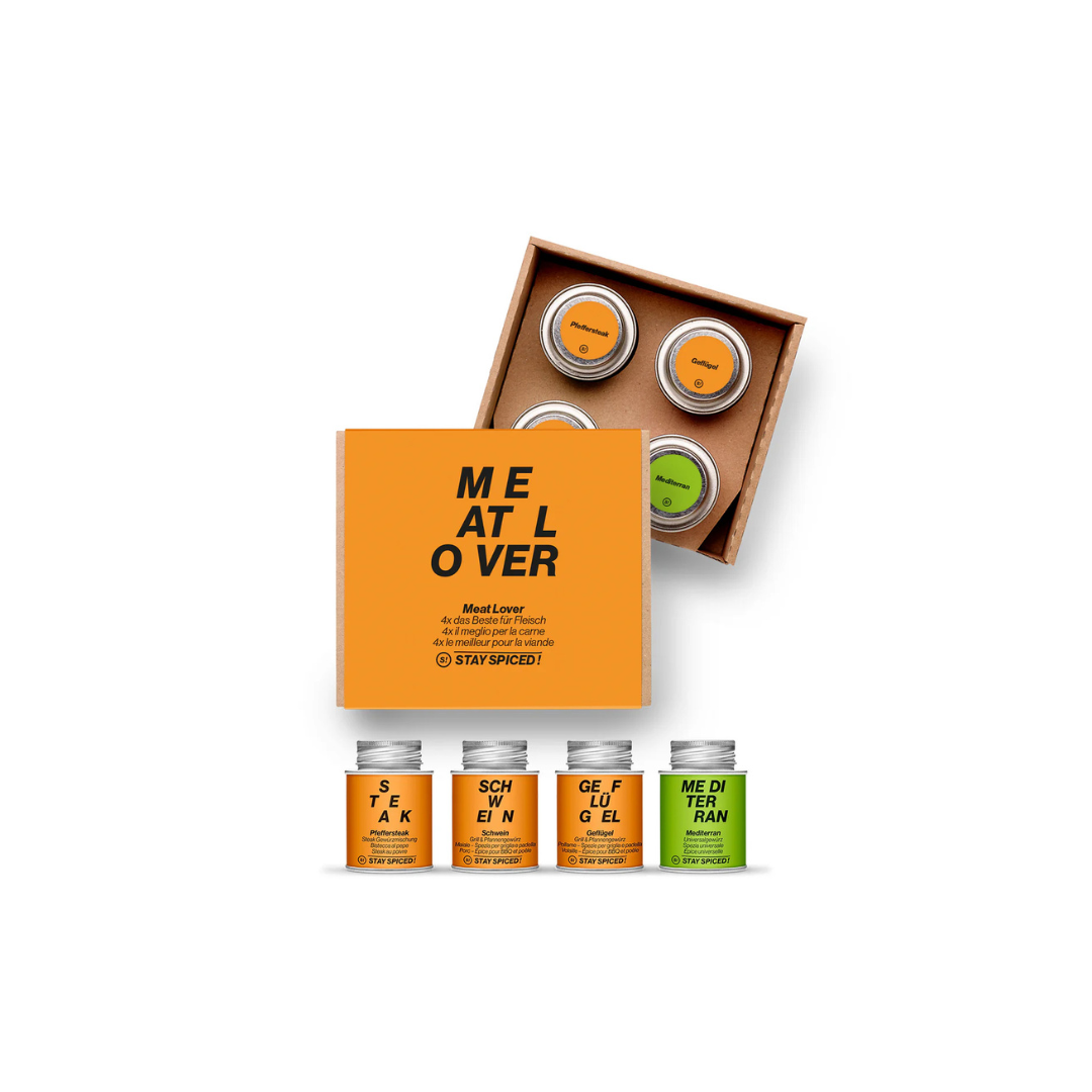 MEAT LOVER | Gewürze Set | 4er Geschenkbox
